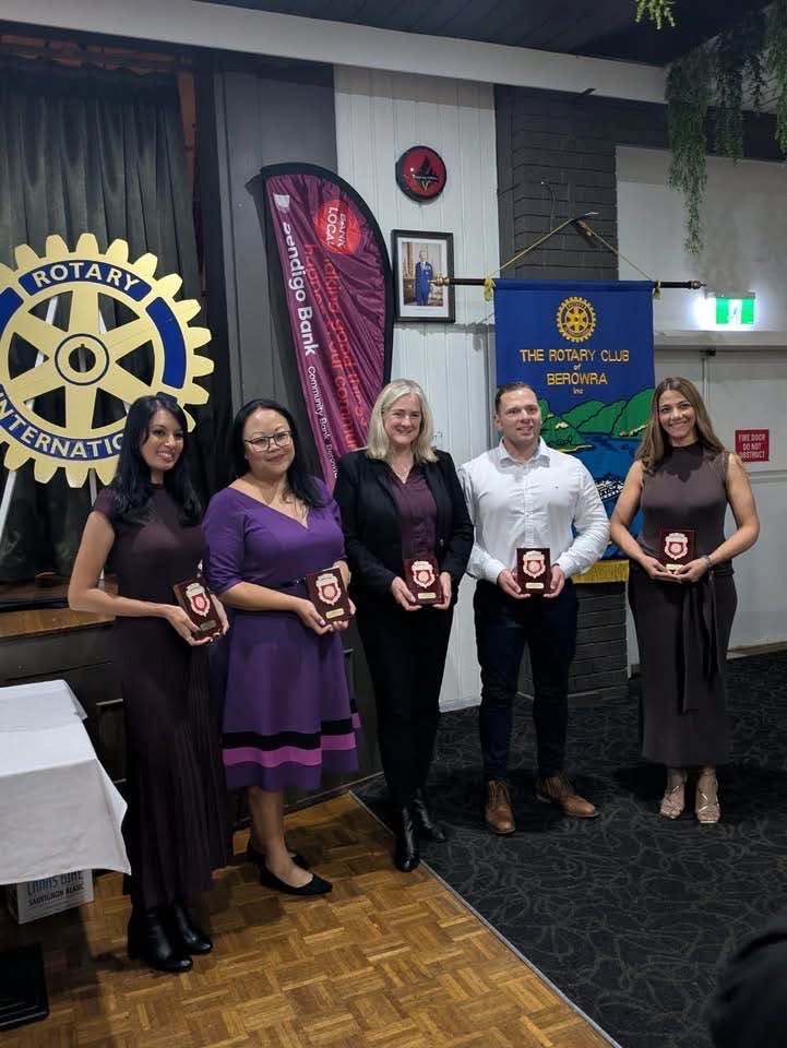 2026 Berowra Rotary Pride of Workmanship Awardees